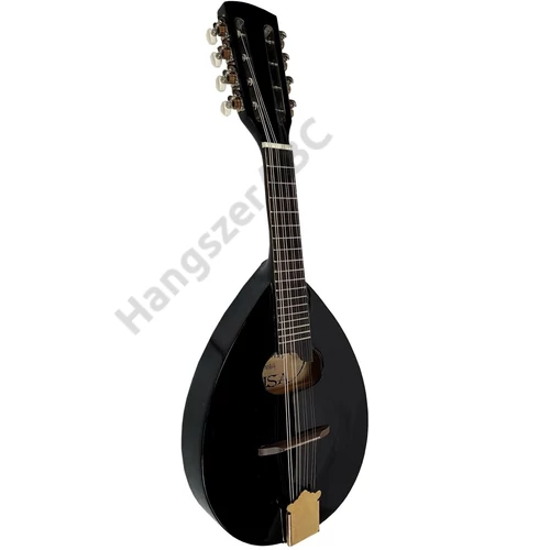 MSA MA-6, fekete Portugál mandolin bélelt tokkal