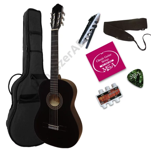 MSA C-21 L balkezes 4/4-es klasszikus gitár szett 2