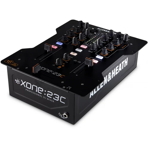 Allen&Heath XONE 23C, 2+2 csatornás professzionális scratch/DJ keverő beépített hangkártyával, Cross LE szoftverrel