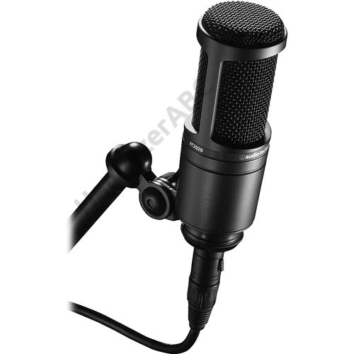 Audio-Technica AT2020, merőleges tengelyű, kardioid kondenzátor stúdiómikrofon