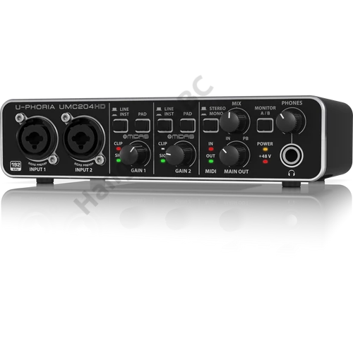 Behringer U-Phoria UMC204HD USB Audio Interfész
