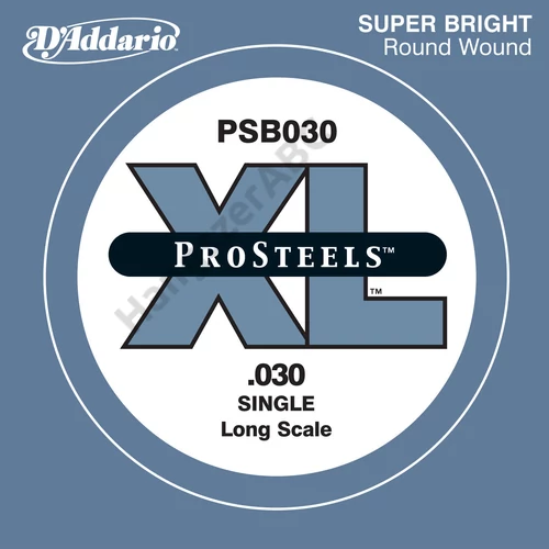 D'Addario PSB030 különálló basszus gitárhúr, Prosteels széria 030, long scale