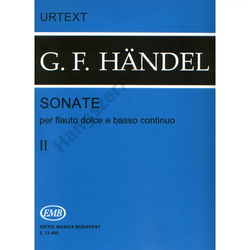 Händel, Georg Friedrich, Malina János, Martos László  - Sonate per flauto dolce e basso continuo 2