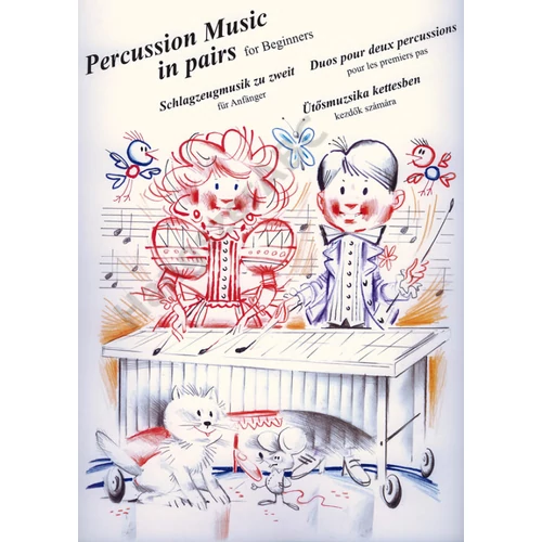 Zempléni László  - Ütősmuzsika kettesben kezdők számára (vibrafonra, marimbára)