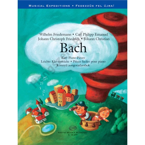 Lakos Ágnes  - Könnyű zongoradarabok - Bach (Wilhelm Friedemann, Carl Philipp Emanuel, Johann Christoph Friedrich, Johann Christian)