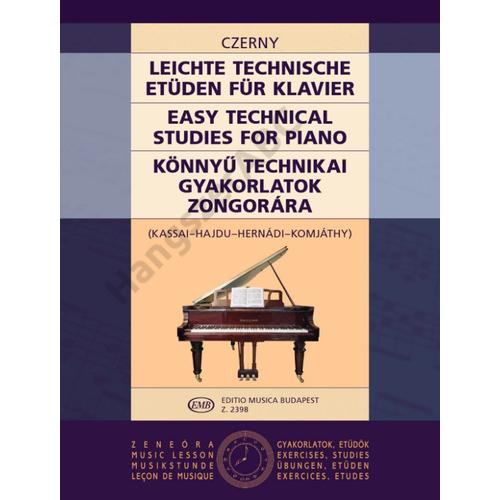 Czerny, Carl, Fantóné Kassai Mária, Hernádi Lajosné, Hajdu Anna, Komjáthy Aladárné  - Könnyű technikai gyakorlatok