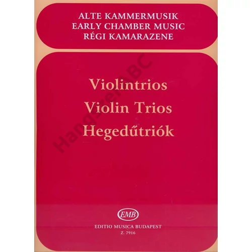 Pejtsik Árpád, Szász József  - HEGEDŰTRIÓK