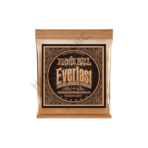 Ernie Ball Everlast Coated P. Bronze Medium Light 12-54
