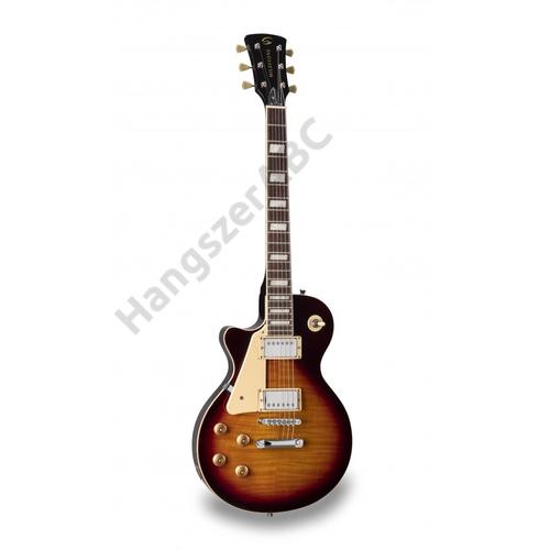 SOUNDSATION MILESTONE-PRO-LH CSB-FM - Ívelt fedlapú cutaway elektromos gitár 2 humbucker pickuppel és ragasztott nyakkal