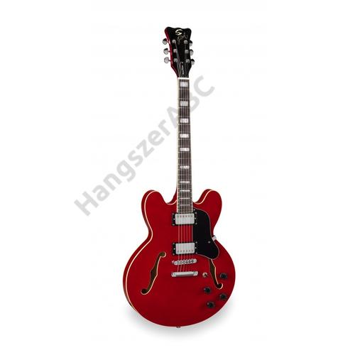 SOUNDSATION JAZZ-ROOT H CHR - Double cutaway félakusztikus gitár humbucker hangszedőkkel