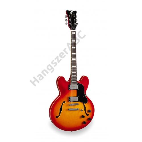 SOUNDSATION JAZZ-ROOT H CSB - Double cutaway félakusztikus gitár humbucker hangszedőkkel