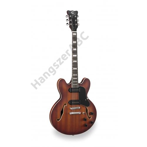 SOUNDSATION JAZZ-ROOT P TBW - Double cutaway félakusztikus gitár single coil hangszedőkkel