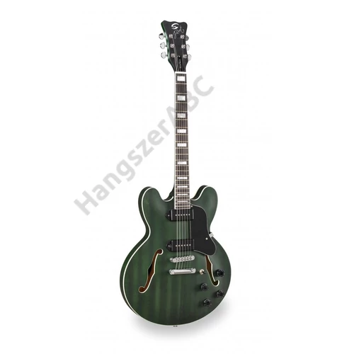 SOUNDSATION JAZZ-ROOT P JGR - Double cutaway félakusztikus gitár single coil hangszedőkkel