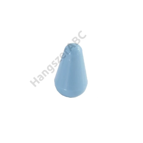 L-390-BLU - Csepp alakú műanyag kapcsoló vég kék színben