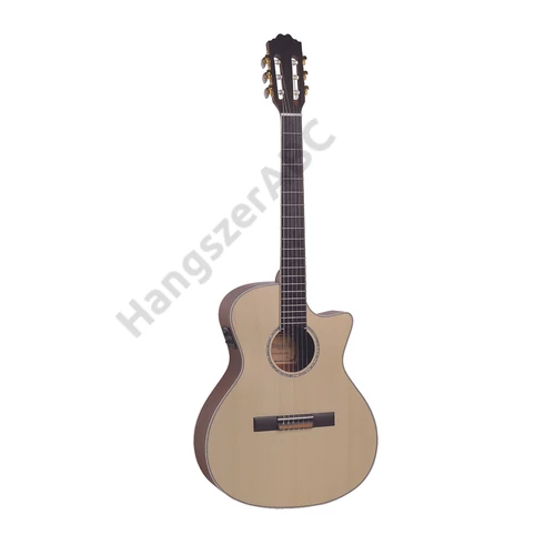 Soundsation STAGE-CLASSIC - Nylon húros Thinline Cutaway akusztikus gitár Fishman előerősítővel