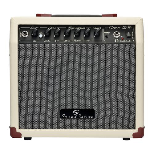 Soundsation CREAM-15R - Vintage 15W elektromos gitárkombó Reverb funkcióval