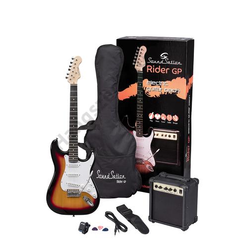 Soundsation RIDER GP 3TS - Elektromosgitár szett - 3T Sunburst