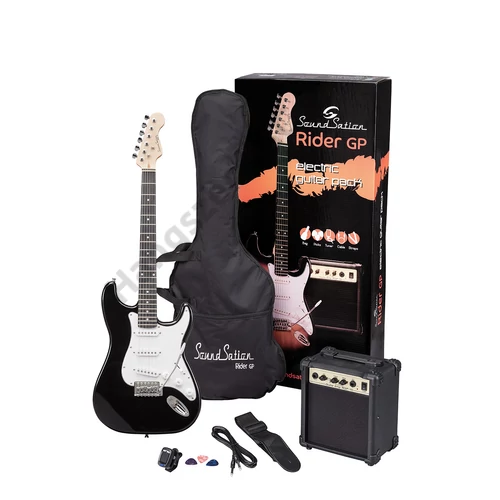 Soundsation RIDER GP BK - Elektromosgitár szett - Fekete