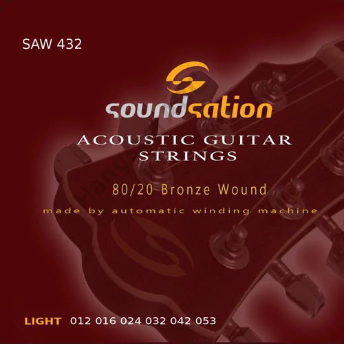 Soundsation SAW 432 - Akusztikusgitár húrszett - Light