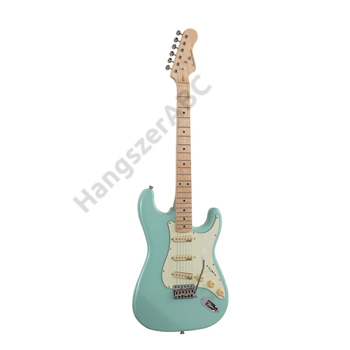 Soundsation RIDER-RETRO-M FG - Double cutaway elektromos gitár 3 single coil pickuppel és vintage kulcsokkal (Wilkinson mechanika, juharfa fogólap)