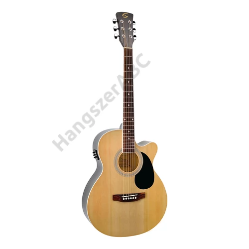 Soundsation YELLOWSTONE-MJCE-NT - Mini jumbo cutaway elektroakusztikus gitár fenyő fedlappal