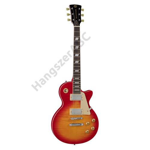 Soundsation MILESTONE-PRO CSB-FM - Ívelt fedlapú cutaway elektromos gitár 2 humbucker pickuppel és ragasztott nyakkal