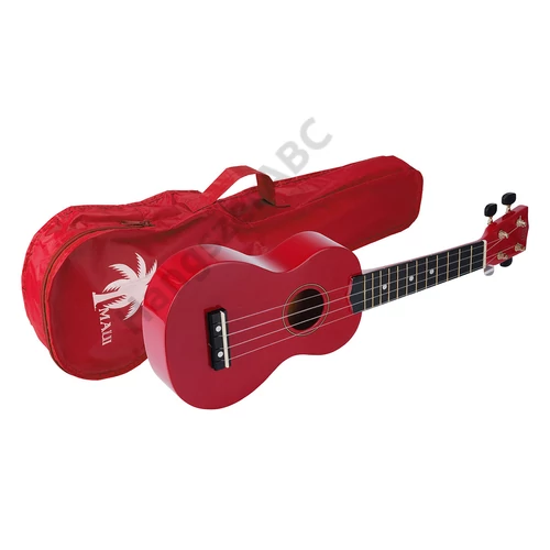 Soundsation MUK10-RD - MAUI szoprán ukulele tokkal