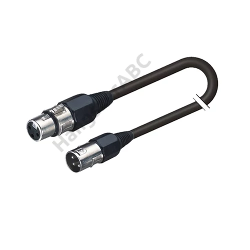 Soundsation BMCXX-20BK - Szimmetrikus mikrofonkábel: XRL 3pólusú papa - XLR 3pólusú mama / 20m