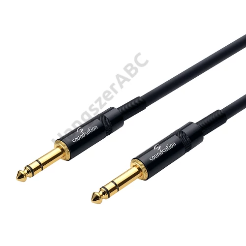 Soundsation WM-PJSJS1 - Wiremaster szimmetrikus patch kábel: 6.3mm Jack SZTEREO-6.3mm Jack SZTEREO / 1m