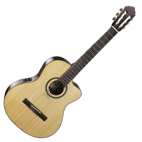 Cort AC160CF-NAT klasszikus gitár elektronikával, natúr + Választható ajándék