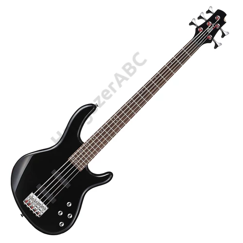 Cort ActionVPlus-BK el.basszusgitár, Aktív, 5 húros, fekete