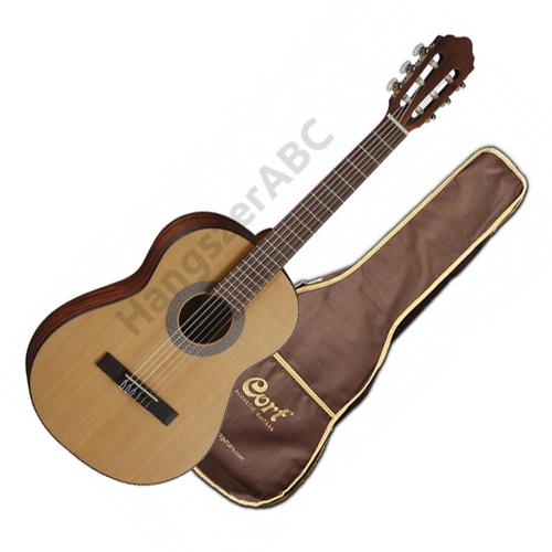 Cort AC50-OP with bag klasszikus gitár, 1/2-es, matt natúr, tokkal