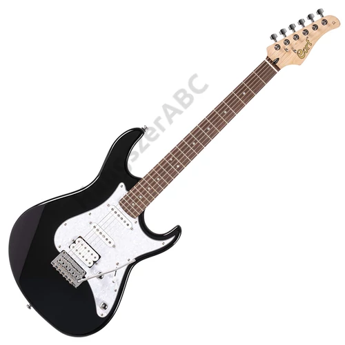 Cort G250-BK el.gitár, hársfa test, Alnico PU, fekete
