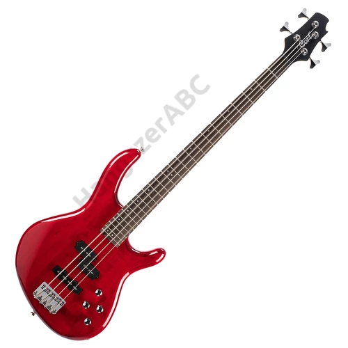 Cort ActionPlus-TR el.basszusgitár, Aktív, áttetsző vörös
