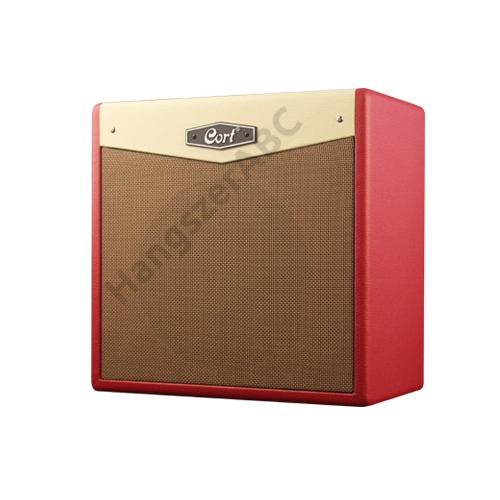 Cort CM30R-DR gitárerősítő zengetővel, 30 Watt, Bluetooth, piros