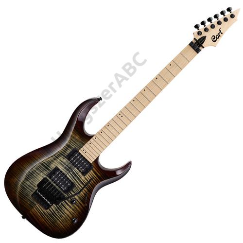 Cort X300-BRB el.gitár, EMG PU, barna burst + Választható ajándék