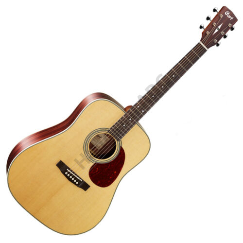 Cort Earth80-NAT akusztikus gitár, natúr + Választható ajándék
