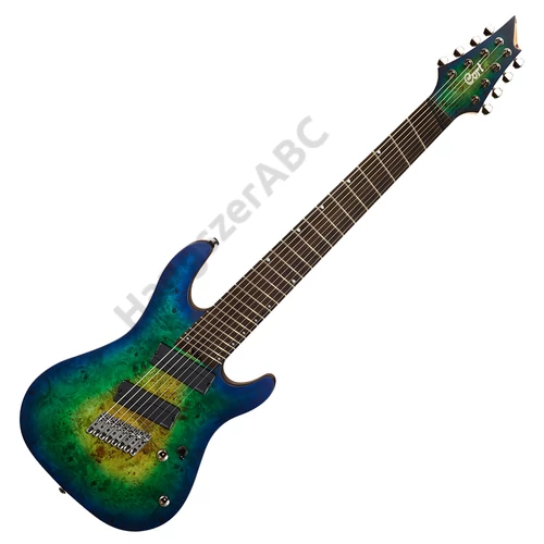 Cort KX508MS-MBB el.gitár, Multi Scale, kék burst