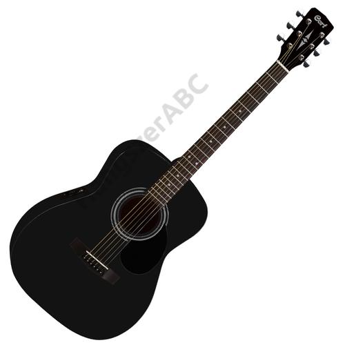 Cort AF510E-BKS akusztikus folkgitár EQ-val, fekete szatén