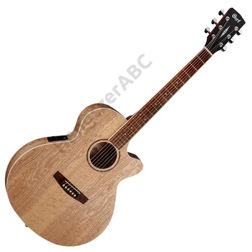 Cort SFX-AB-OP akusztikus gitár EQ-val, Ash Burl, natúr
