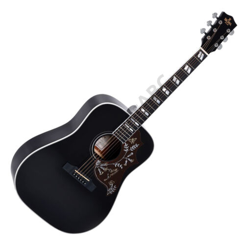 Sigma DM-SG5-BK Plus akusztikus gitár elektronikával, fekete