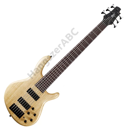 Cort ActionDLXVI-AS-OPN elektromos basszusgitár, 6 húros, Powersound hangszedő, aktív, natúr