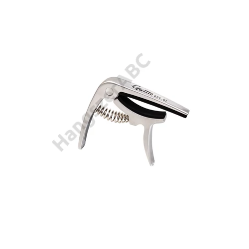 Guitto GGC-07-UKE Silver ukulele capo, ezüst