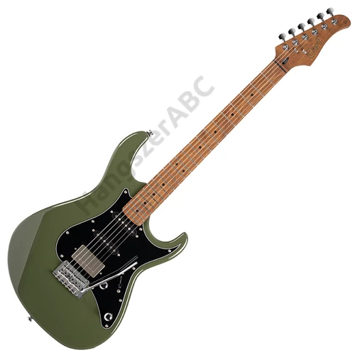 Cort G250SE-ODG elektromos gitár, amerikai hárs test, olajzöld