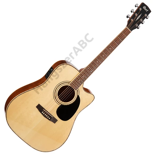 Cort AD880CE-NAT akusztikus gitár elektronikával, natúr