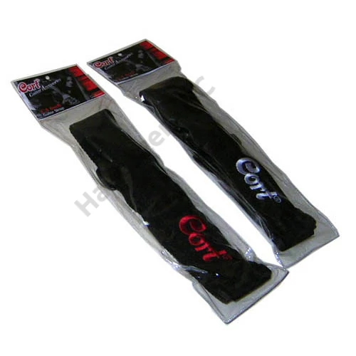 Cort CA608-W gitár heveder, fehér Cort felirat