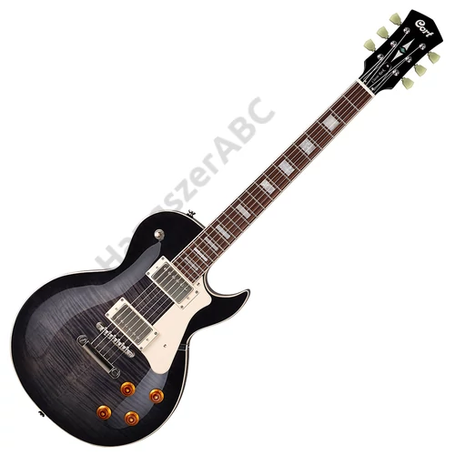 Cort CR250-TBK el.gitár, áttetsző fekete