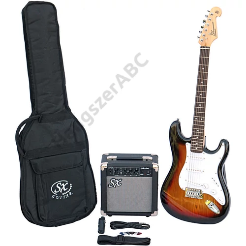 SX SE1 Electric Guitar Kit 3-Tone Sunburst