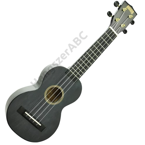 Mahalo Soprano Ukulele Transparent Black