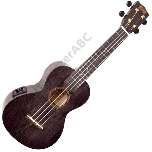 Mahalo Electric-Acoustic Concert Ukulele Transparent Black